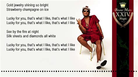 sex by the fire at night lyrics|Bruno Mars – That's What I Like Lyrics .